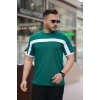 Erkek şerit Detaylı Kısa Kollu T-shirt