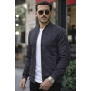 Erkek Uzun Kollu önden Fermuarlı Süet Ceket