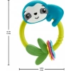 Fisher Price Eğlenceli Dostlar Çıngıraklı Dişlik - Makaralı Tembel Hayvan HJW11-HKD70