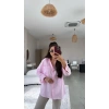 Kadın Tek Cepli Over Size Ketem Gömlek
