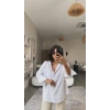 Kadın Tek Cepli Over Size Ketem Gömlek