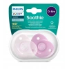 Philips Avent Soothie Ortodontik Saklama Kutulu 2li Emzik 0-6 Ay - Kız