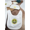 Sema Baby 5 Parça Gülen Surat Hastane Çıkışı Zıbın Seti 0-3 Ay