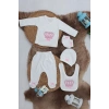 Sema Baby 5 Parça Hastane Çıkışı Zıbın Seti 0-3 Ay - Princess