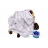 Sema Baby Çok Amaçlı Müslin Örtü 100x80 cm - Mavi Yıldız 8682476853131
