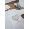 Sema Baby Pamuklu Bebek Tulum Seti 6-9 Ay - Love