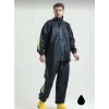 Tam Kalıp Motorcu Kurye Su Gecirmez Yağmurluk Takım - Siyah