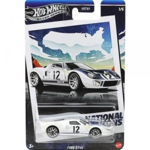 Mattel HRT81/JBY87 Hot Wheels Sılver Serıes Vıntage Ford GT40 Araba - Tekli