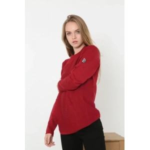 Biskilet Yaka Kolu Armalı - Kırmızı