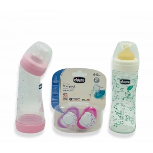 Chicco Bebeğinizin İlk Seti 3lü Fırsat Paketi - Pembe