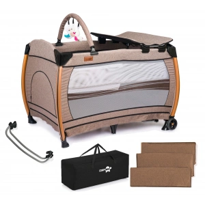 Comfymax Power Park Yatak Oyun Parkı 70x110 - Wood Brown