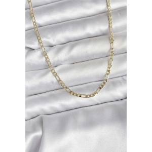 Erb 14K Gold Renk Kaplama Kuşgözü Zincir Model Pirinç CM Kadın Kolye