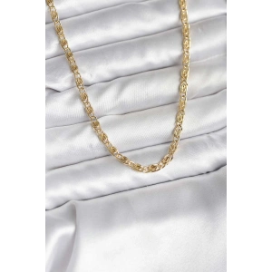 Erb 14K Gold Renk Kaplama Zincir Model CM Kadın Kolye