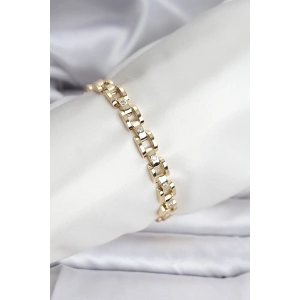 Erb 14K Gold Renk Kaplama Zirkon Taşlı CM Kadın Bileklik