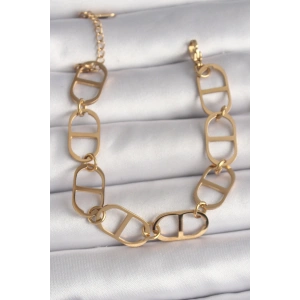 Erb 316L Çelik Gold Renk Kadın Bileklik