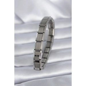 Erb 316L Çelik Gümüş Renk Yazılı Nomination Model Kadın Bileklik