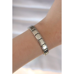 Erb 316L Çelik Gümüş Renk Yazısız Nomination Model Kadın Bileklik