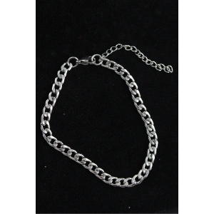 Erb 316L Çelik Klasik Model Gümüş Renk Erkek Bileklik