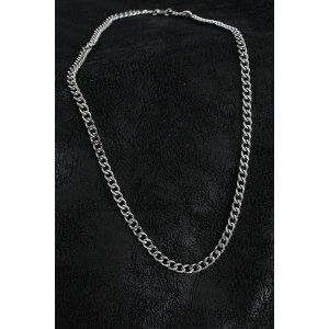 Erb 316L Çelik Klasik Zincir Model Gümüş Renk Erkek Kolye