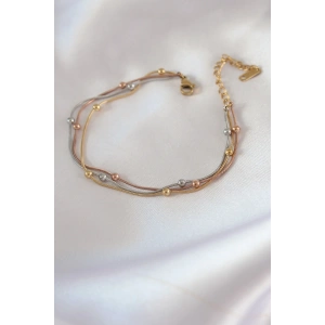 Erb 316L Çelik Mix Renk Minimal Toplu Kadın Bileklik