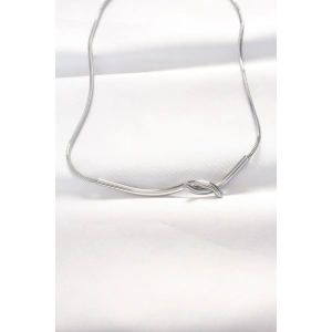 Erb 316L Çelik Silver Renk Kolye