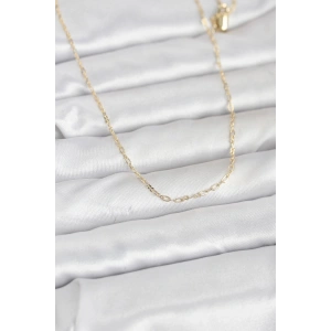 Erb CM 14K Gold Renk 60 Cm Zincirli Kadın Kolye