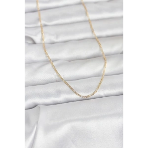 Erb CM 14K Gold Renk 60 Cm Zincirli Kadın Kolye