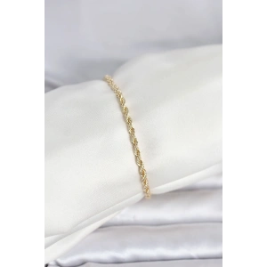 Erb CM 14K Gold Renk Burgu Model Kadın Bileklik