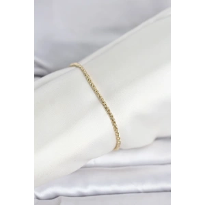 Erb CM 14K Gold Renk Burgulu Zincir Model Kadın Bileklik