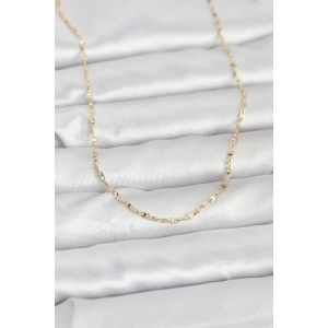 Erb CM 14K Gold Renk Gemici Zincir Model 60 Cm Kadın Kolye