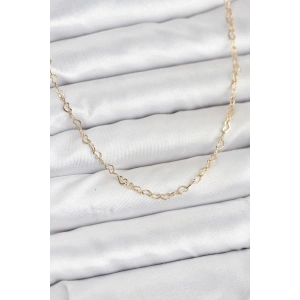 Erb CM 14K Gold Renk Kalp Zincirli Kadın Kolye