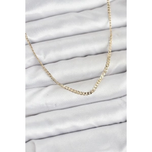 Erb CM 14K Gold Renk Pirinç Zincir Model Kadın Kolye