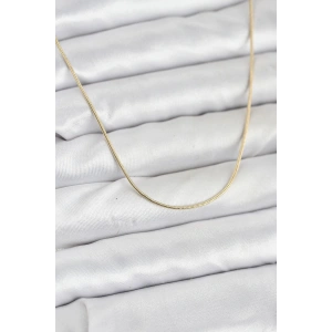 Erb CM 14K Gold Renk Yılan Zincir Model Kadın Kolye