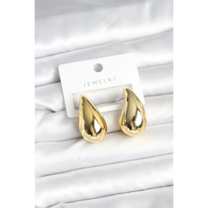 Erb Gold Renk Damla Küpe 30 Mm