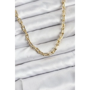 Erb Gold Renk Pirinç Tifani Model Kadın Kolye