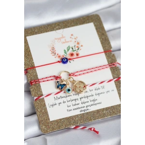 Erb Marteniçka Bileklik 3'lü Kelebek Ve Yonca Model