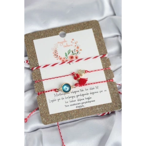 Erb Marteniçka Bileklik 3'lü Püsküllü Ve Nazarlı Model