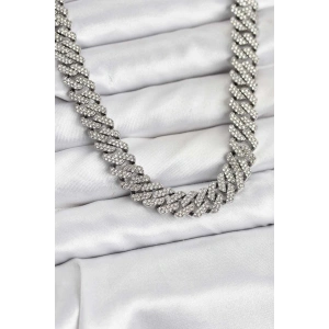 Erb Pirinç Cuba Chain Gurmet Model Kolye