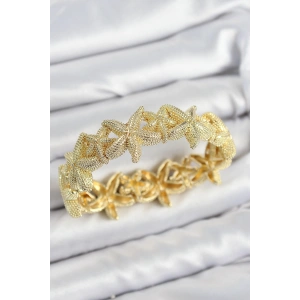 Erb Pirinç Deniz Yıldızı Model Gold Renk Lastikli Kadın Bileklik