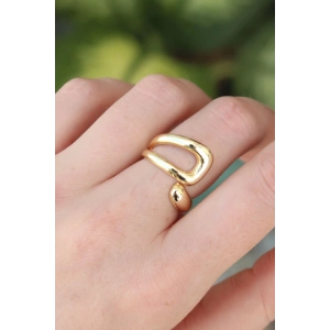 Erb Pirinç Gold Renk Ayarlanabilir Yüzük