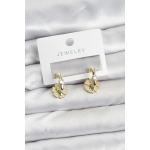 Erb Pirinç Gold Renk Kadın Göçmen Küpe