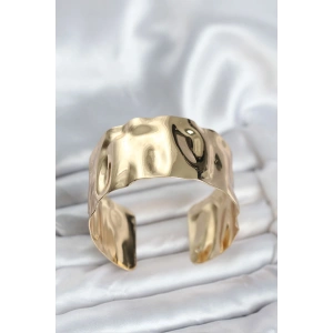 Erb Pirinç Gold Renk Levha Model Kadın Bileklik