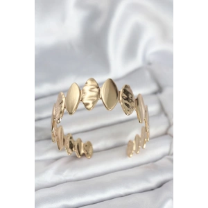 Erb Pirinç Gold Renk Parçalı Model Kadın Bileklik