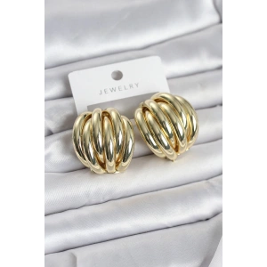Erb Pirinç Gold Renk Vintage Kadın Küpe