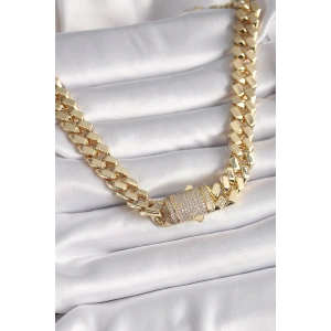 Erb Pirinç Gold Renk VIP Exclusive Seri Gurmet Model Kadın Kolye