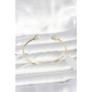 Erb Pirinç Gold Renk Yılan Model Bileklik