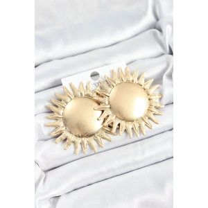 Erb Pirinç Güneş Model Gold Renk Kadın Küpe