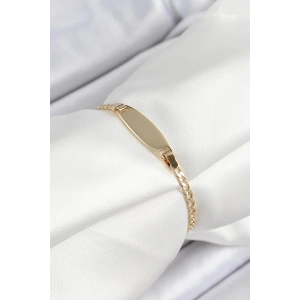 Erb Pirinç Oval Model Gold Renk Xuping Bebek Künyesi