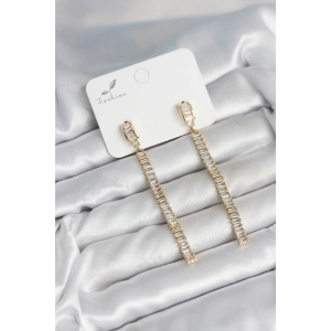 Erb Su Yolu Baget Pirinç Kadın Küpe