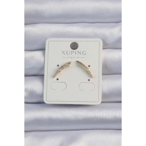 Erb Xuping Gold Renk Zirkon Taşlı Küpe